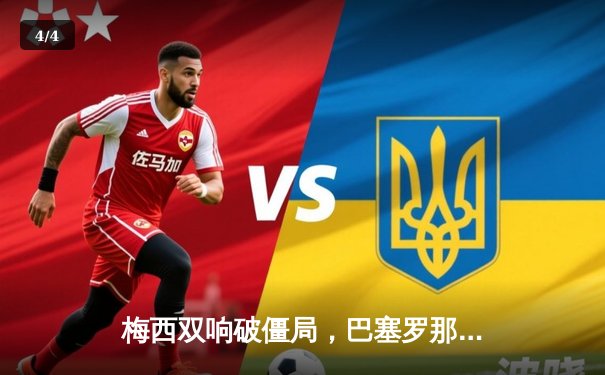 梅西双响破僵局，巴塞罗那主场3-1力克马德里竞技赢得关键胜利 - 4